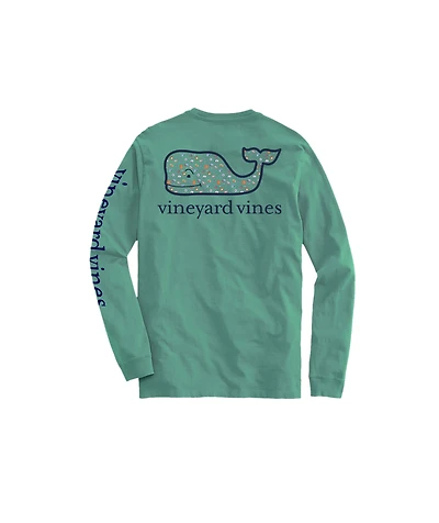 OUTLET Boys' Mutli-Sport Whale Long-Sleeve Pocket Tee