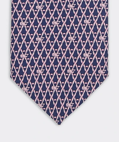 Limited-Edition Breast Cancer Awareness Geo Printed Tie