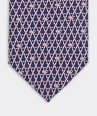 Limited-Edition Breast Cancer Awareness Geo Printed Tie