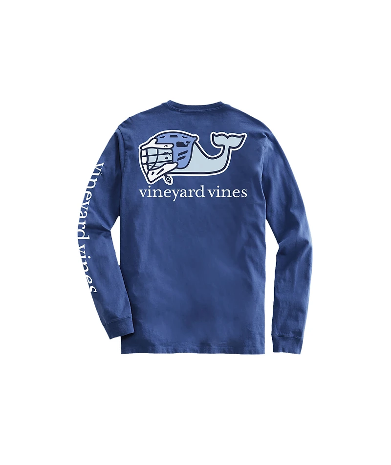 OUTLET Lacrosse Whale Long-Sleeve Pocket Tee