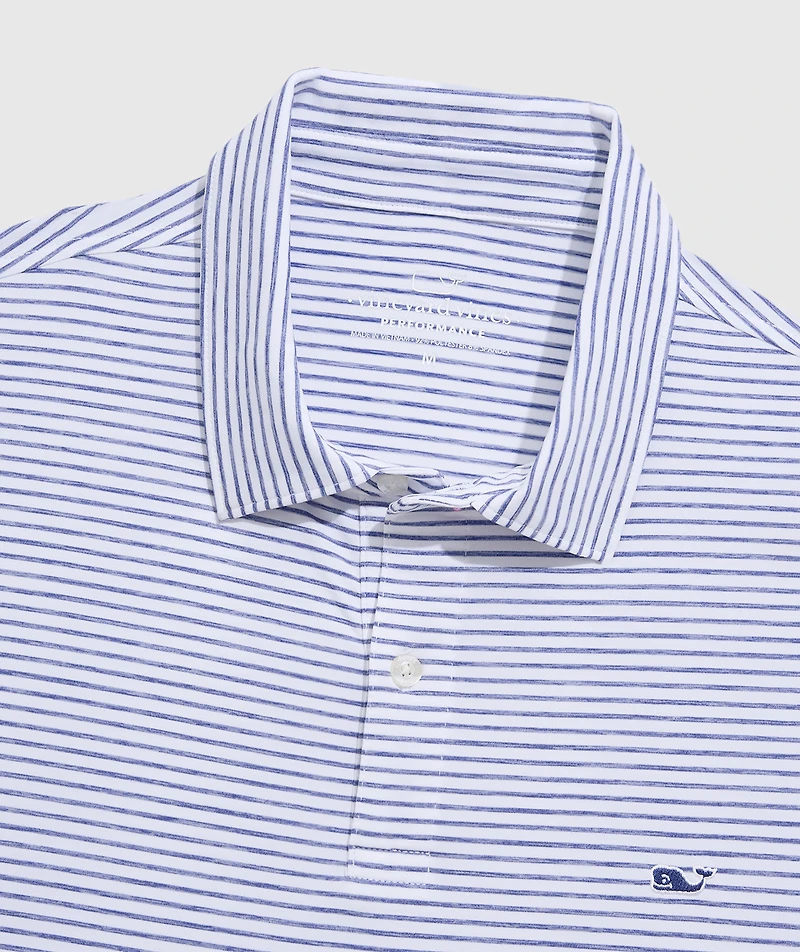 OUTLET Bradley Stripe Performance Polo