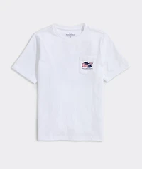 Kids' 2025 Graduation Whale Short-Sleeve Pocket Tee