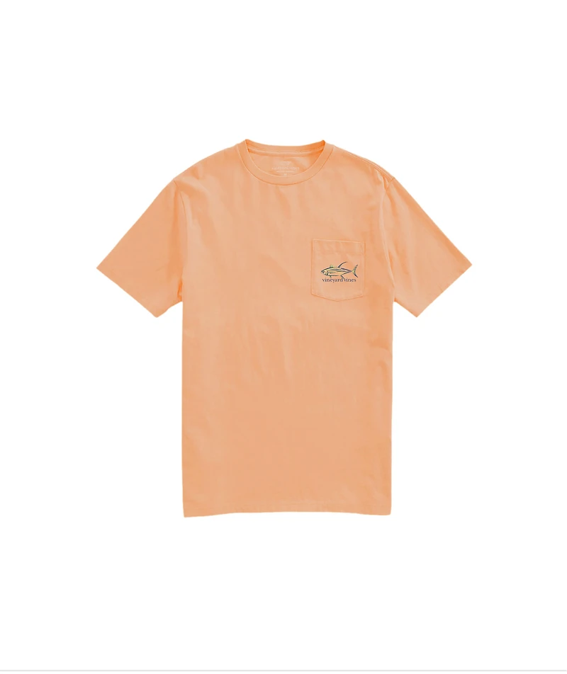 OUTLET Stacked Fish Short-Sleeve Pocket Tee