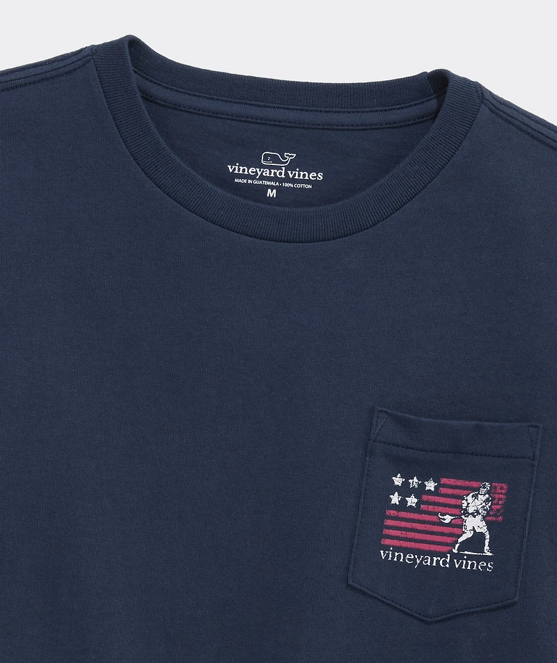 Boys' USA Lacrosse Long-Sleeve Pocket Tee