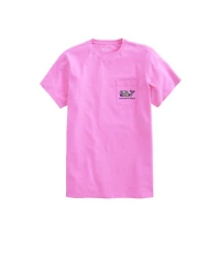 OUTLET Women's Westport Floral Whale Short-Sleeve Pocket Tee