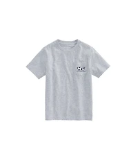 OUTLET Boys' Soccer Ball Whale Short-Sleeve Pocket Tee