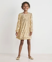 Girls' Dakota Sequin Swing Dress