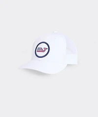 Boys' Flag Whale Dot Trucker Hat