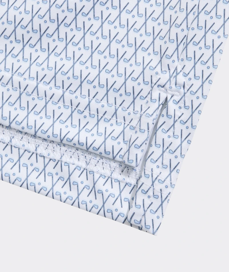 Performance Golf Printed Sankaty Polo