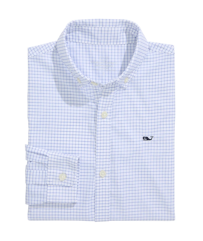 OUTLET Boys' Performance Nylon Check Shirt