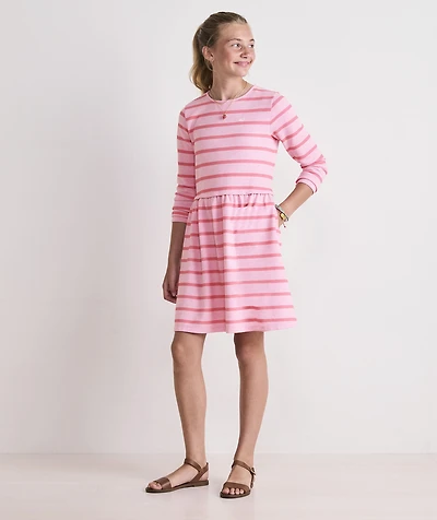 Girls' Striped Saltwater Dress