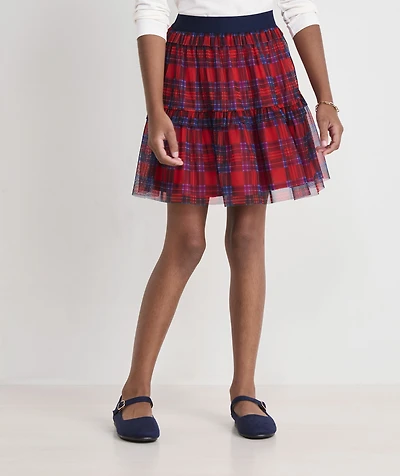 Girls' Tulle Tiered Skirt