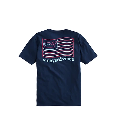 OUTLET Good Vibes Flag Short-Sleeve Pocket Tee