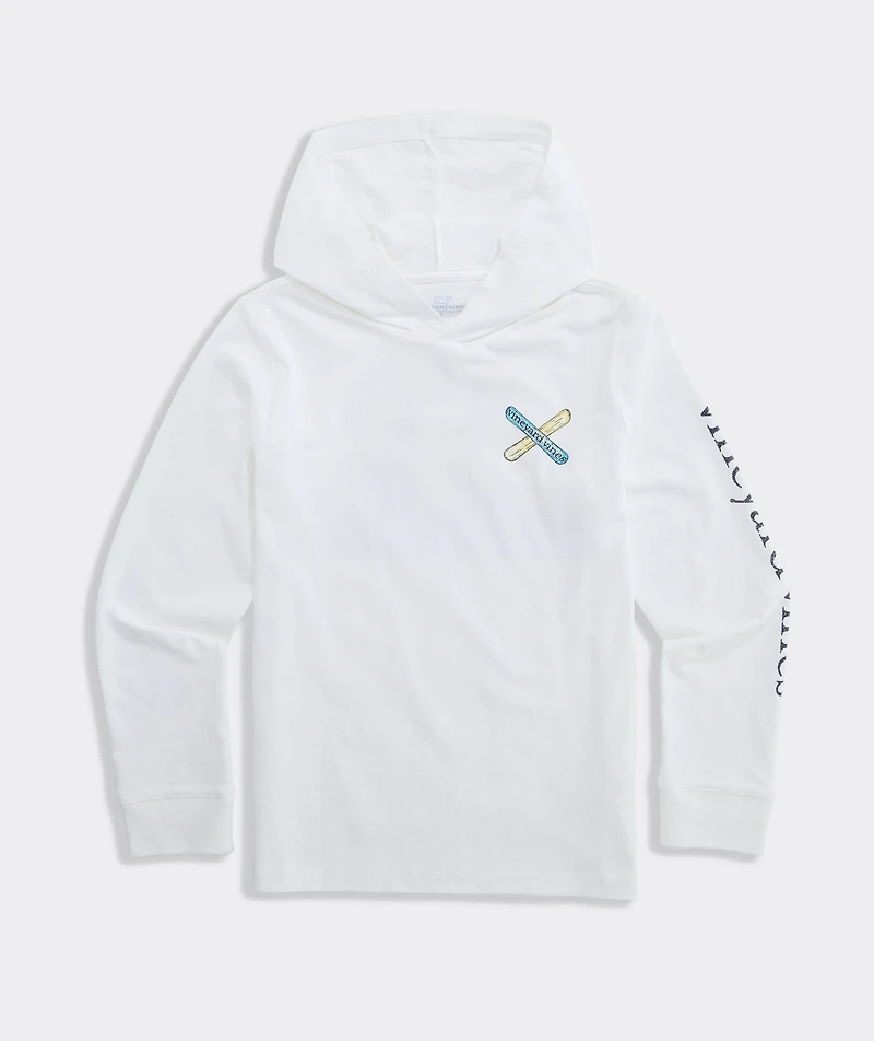 Boys' Snowboarder Logo Hoodie Tee