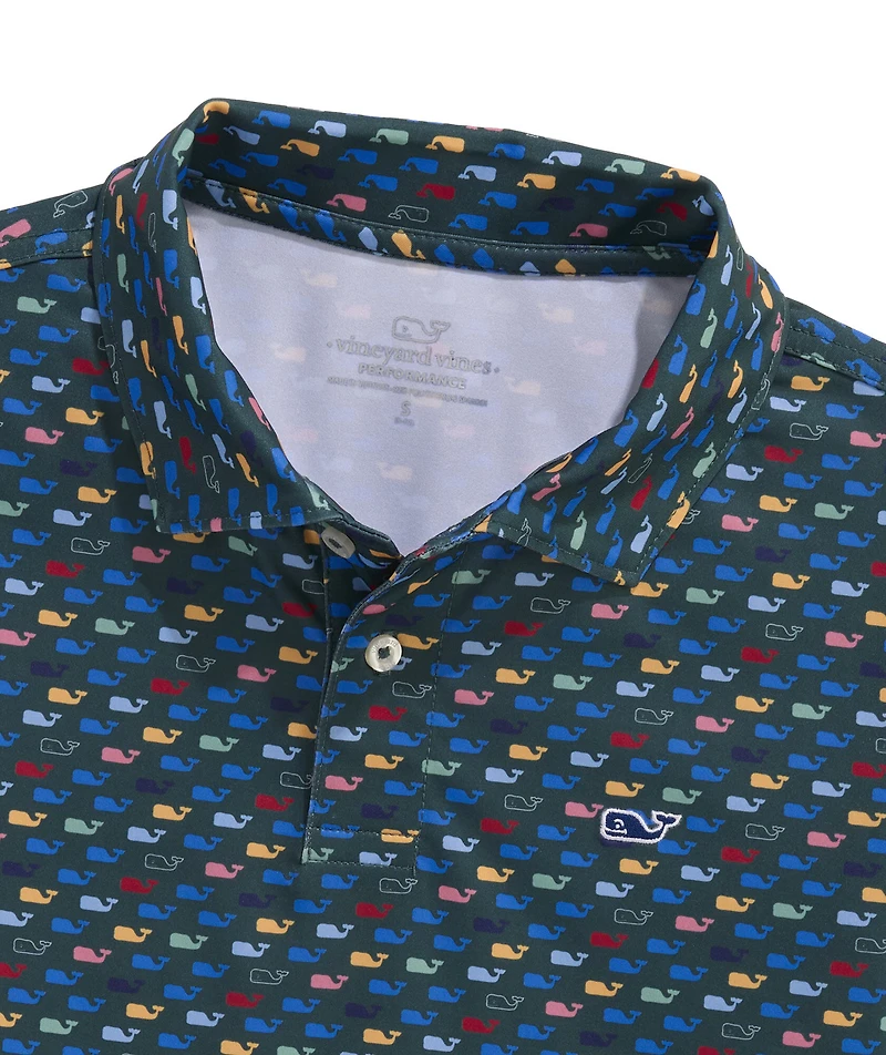 OUTLET Boys' Whale Multi Performance Polo