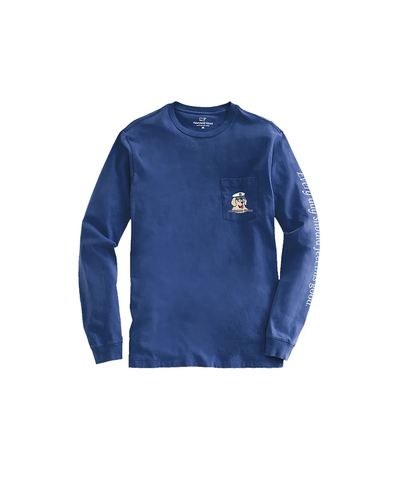 OUTLET Life of the Pawty Long-Sleeve Pocket Tee
