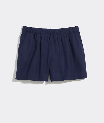 Linen Pull-On Shorts