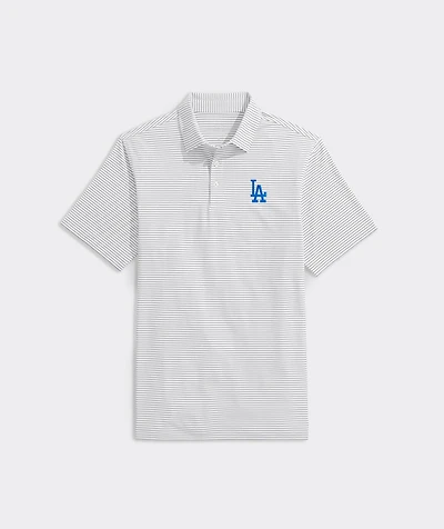 Los Angeles Dodgers Bradley Stripe Sankaty Polo