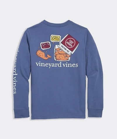Boys' Whale Nuggets Long-Sleeve Pocket Tee