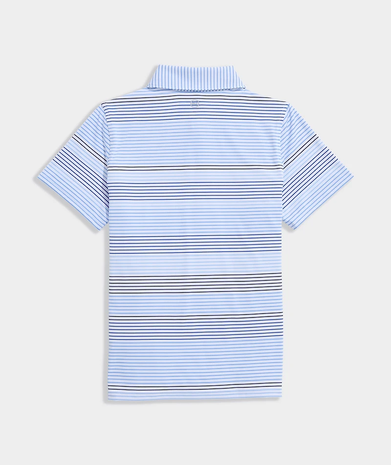Boys' Harborview Stripe Sankaty Performance Polo