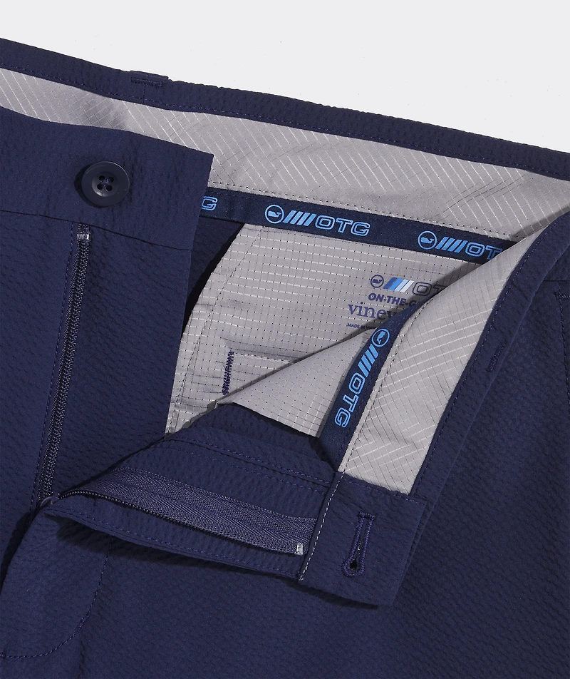 7 Inch On-The-Go Seersucker Shorts