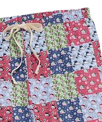 OUTLET Holiday Whale Patchwork Lounge Pants