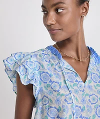 Adare Double Ruffle Top