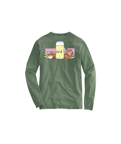 OUTLET Oktoberfest Logo Box Long-Sleeve Pocket Tee