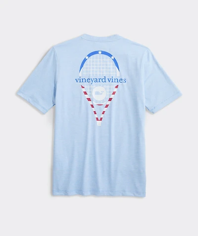 Boys' USA Tennis Racket Short-Sleeve Harbor Sun Performance Tee