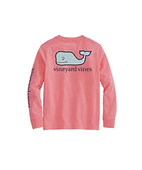 OUTLET Kids' Santa Marlin Whale Long-Sleeve Pocket Tee
