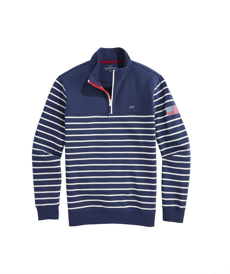 OUTLET Americana Terry Quarter-Zip