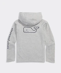 Boys' Performance Whale Outline Harbor Sun Hoodie Tee