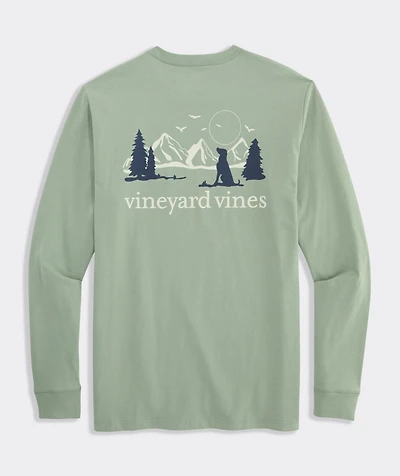 Mountain Dog Long-Sleeve Pocket Tee