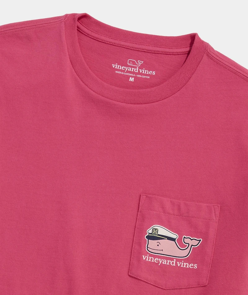 Lobster Bake Whale Short-Sleeve Pocket Tee