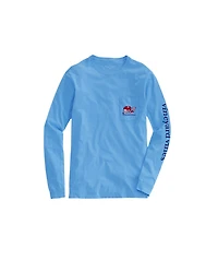 OUTLET Kids' Hockey Whale Long-Sleeve Pocket Tee
