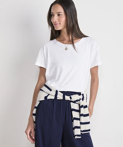 Slub Jersey Relaxed Tee