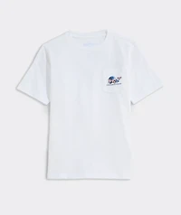 Boys' Baseball Catcher Whale Short-Sleeve Pocket Tee