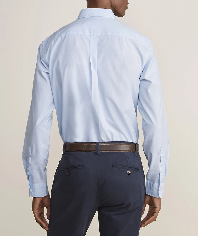 Stretch Cotton Solid Shirt