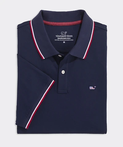 Tipped Edgartown Pique Polo