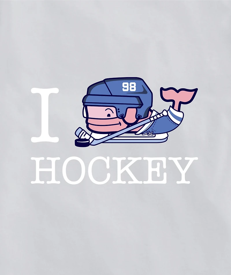 OUTLET Boys' I Whale Hockey Short-Sleeve Pocket Tee