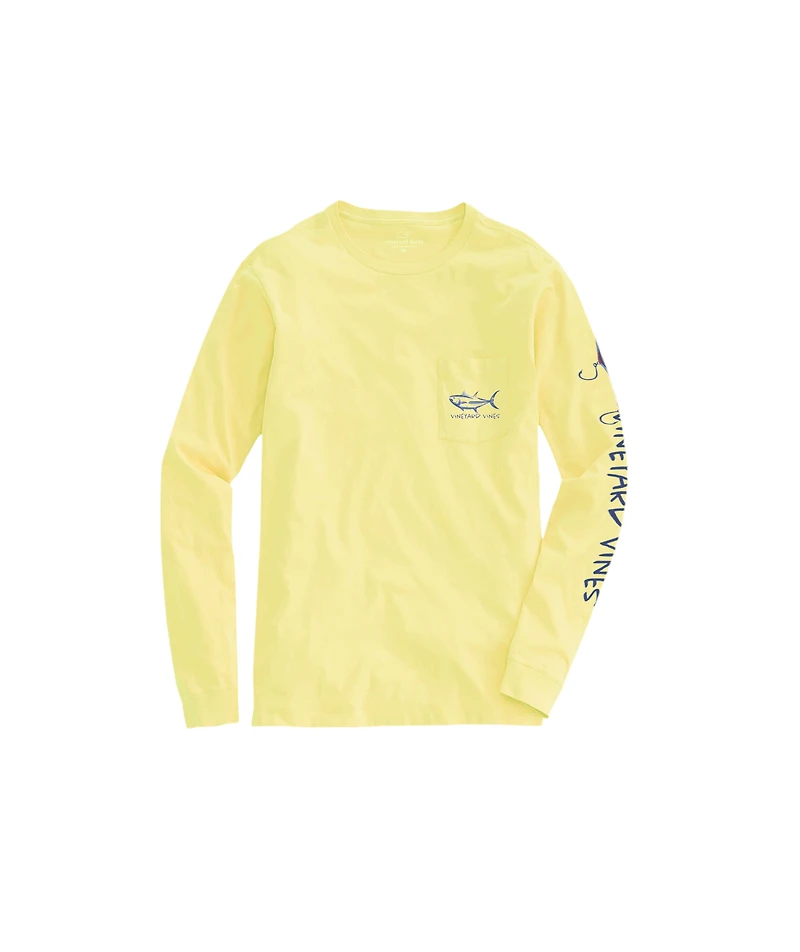 OUTLET Fishing Long-Sleeve Pocket Tee