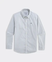 Boys' Admiral Stripe Performance Cotton Shirt