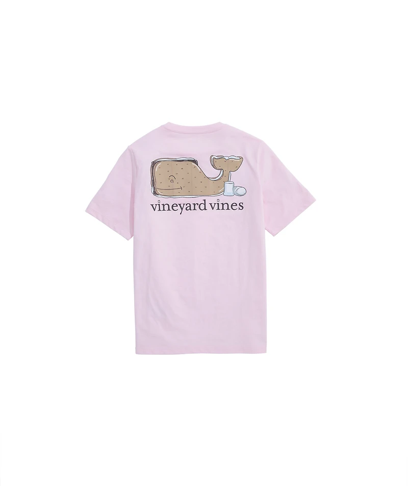 OUTLET Girls' Glitter S'mores Short-Sleeve Pocket Tee