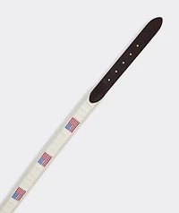 American Flags Canvas Club Belt