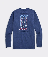 Boys' Performance USA Hockey Long-Sleeve Harbor Sun Tee