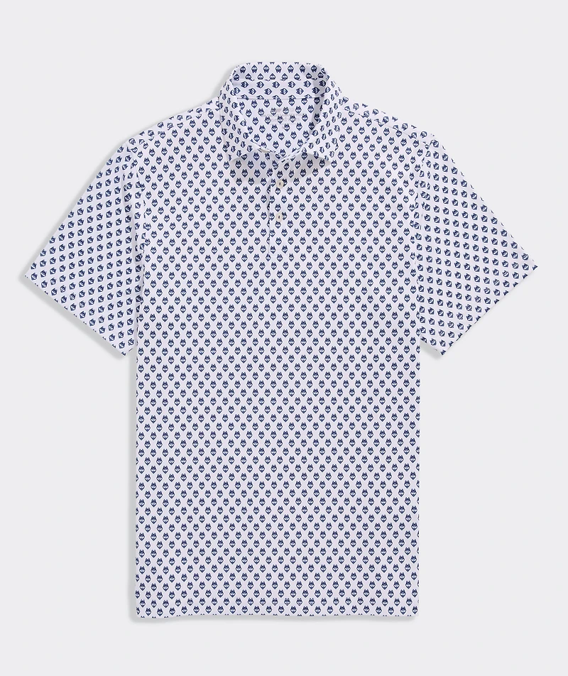 University Of Connecticut Printed Sankaty Polo