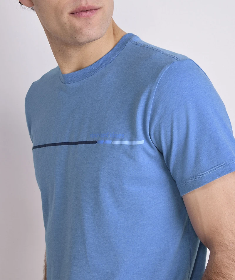 Active Stripe Short-Sleeve Dunes Tee