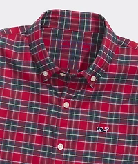 Boys' Yuletide Tartan Performance Cotton Shirt