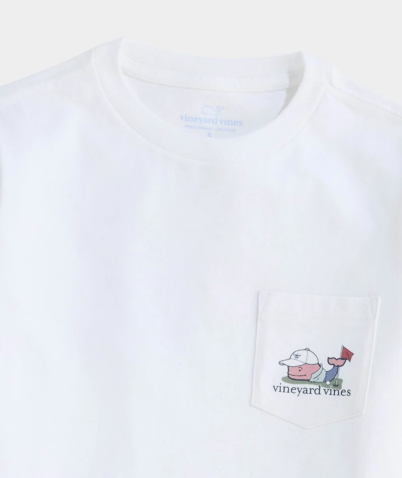 Boys' Golfer Whale Short-Sleeve Pocket Tee