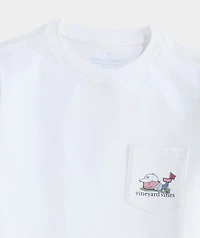 Boys' Golfer Whale Short-Sleeve Pocket Tee